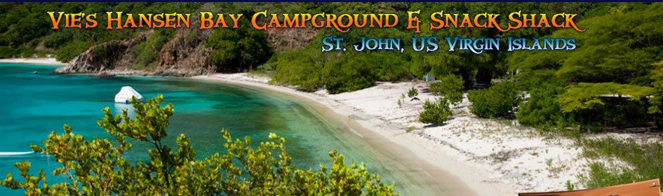 St. John Camping: Vie's Hanson Bay Campground
